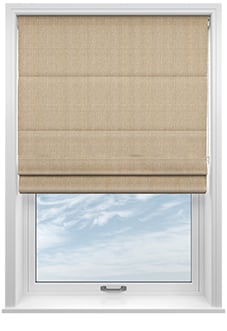 Laguna Weave, Canvas Beige - Roman Blind